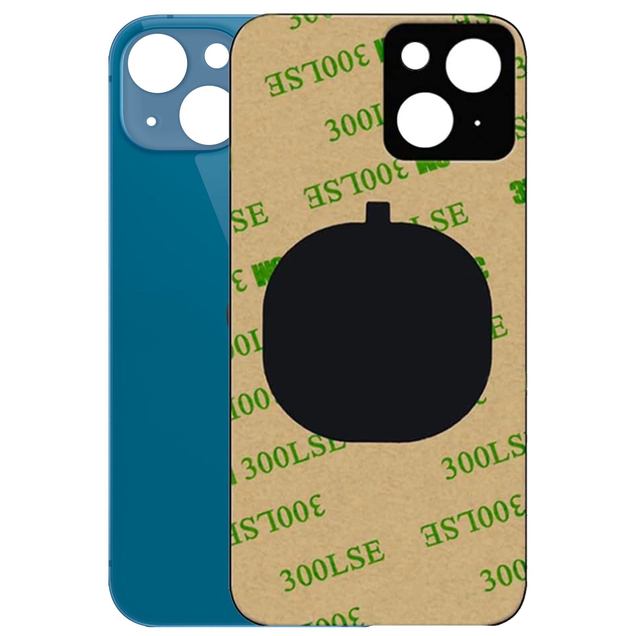 Vetro Scocca Posteriore Big Hole per Apple Iphone 13 Back Case Cover