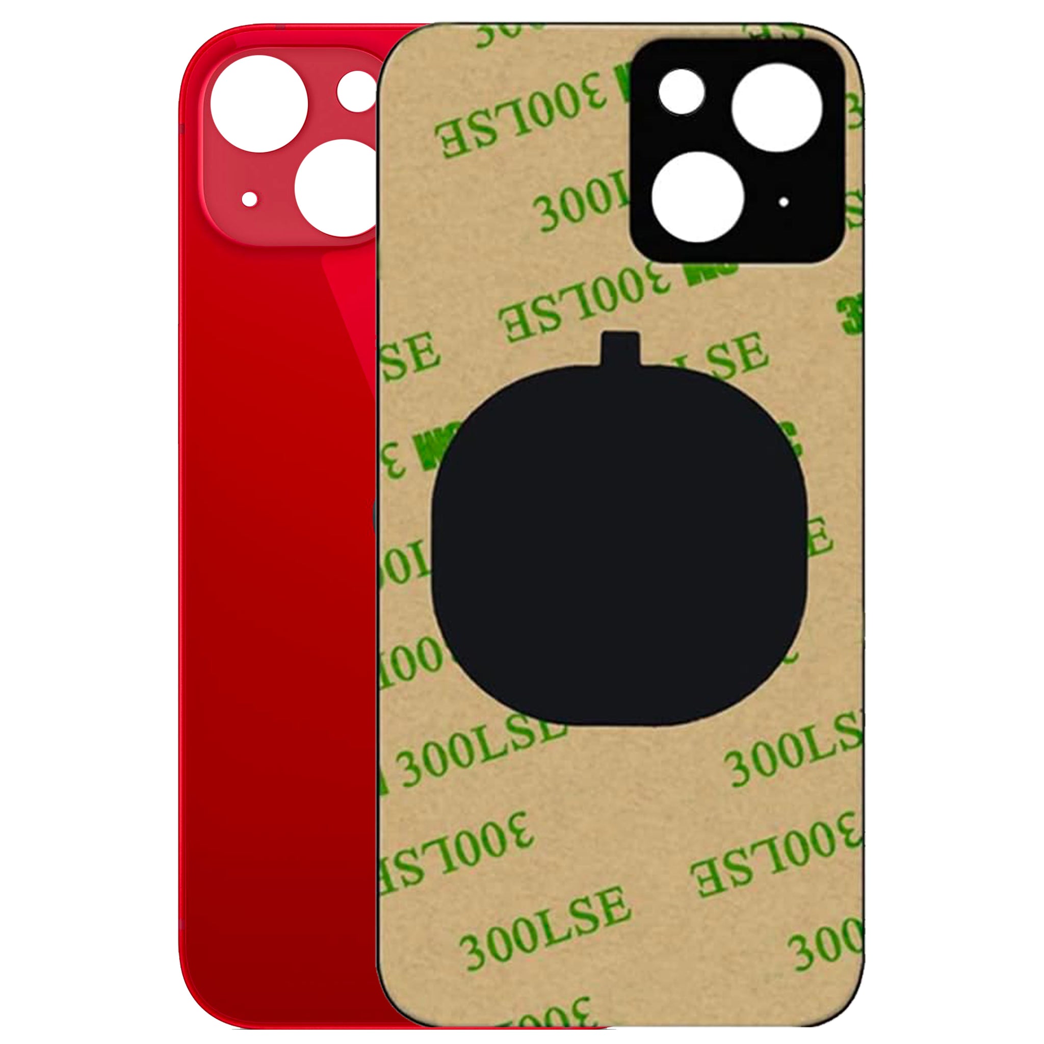 Vetro Scocca Posteriore Big Hole per Apple Iphone 13 Back Case Cover